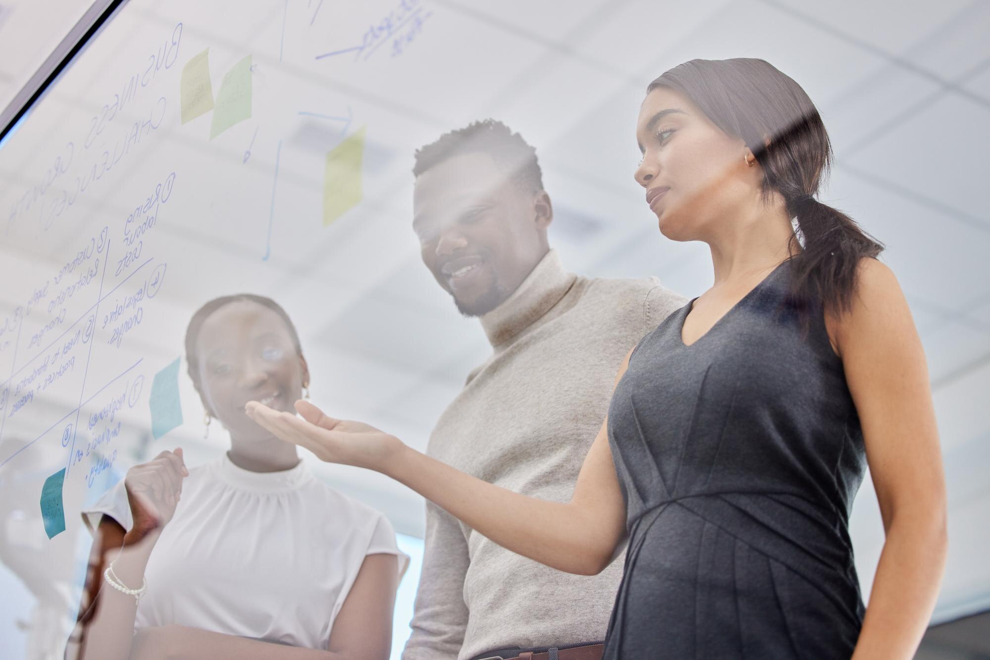 Unlocking the Power of Communication: Strategies for Building a Stronger Workplace 5 team ideas on glass board and brainstorming strate 4ddc981fe2a9d2f742e9