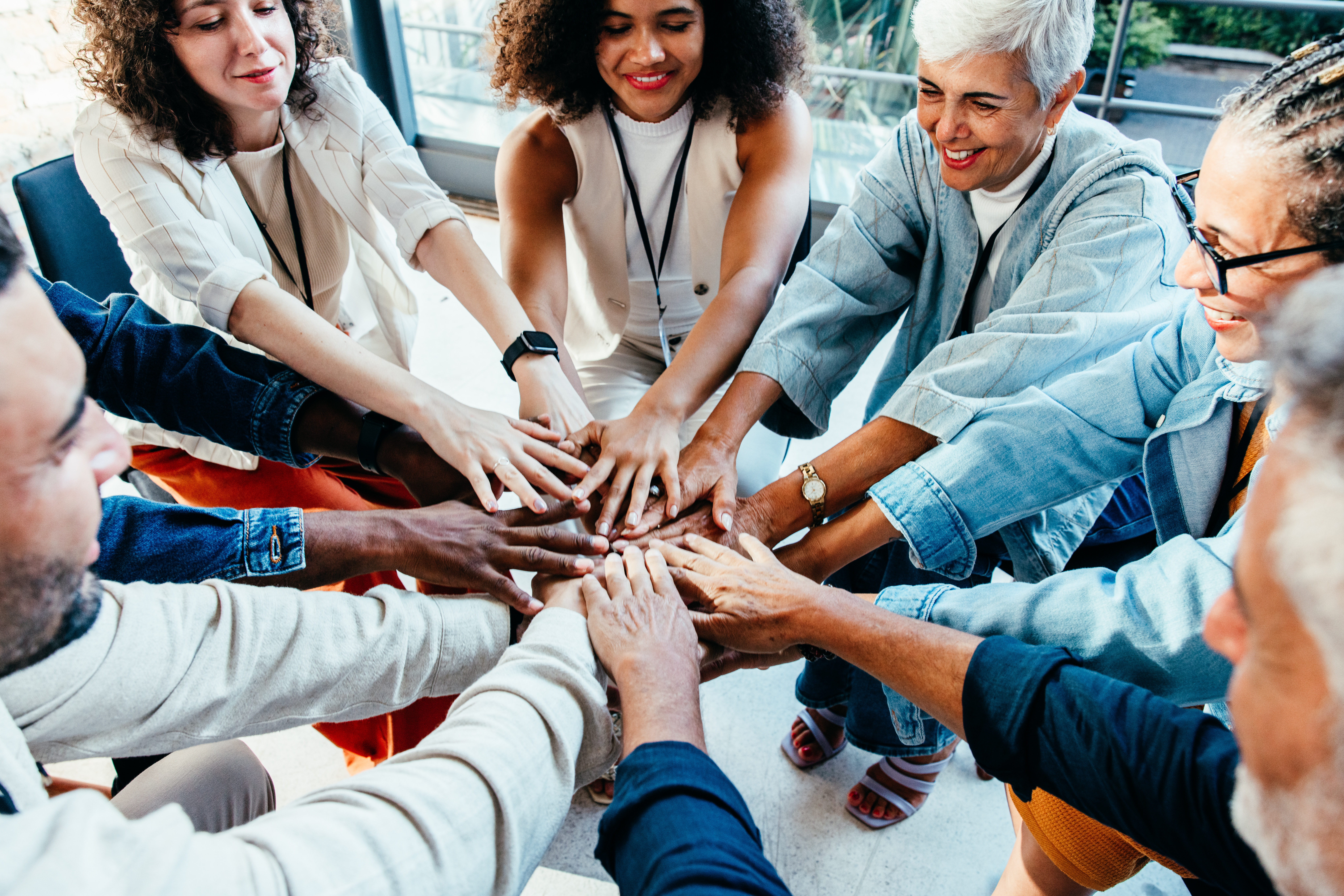 team unity in the workplace with diverse business 70d6942f6127dd0db820