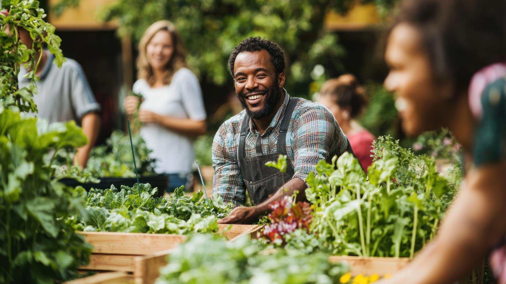 Cultivating Change: How Community Gardens Boost Local Food Security The Community Garden Thrived With A Variety Of Veg A840bd0c1ad2fad95126