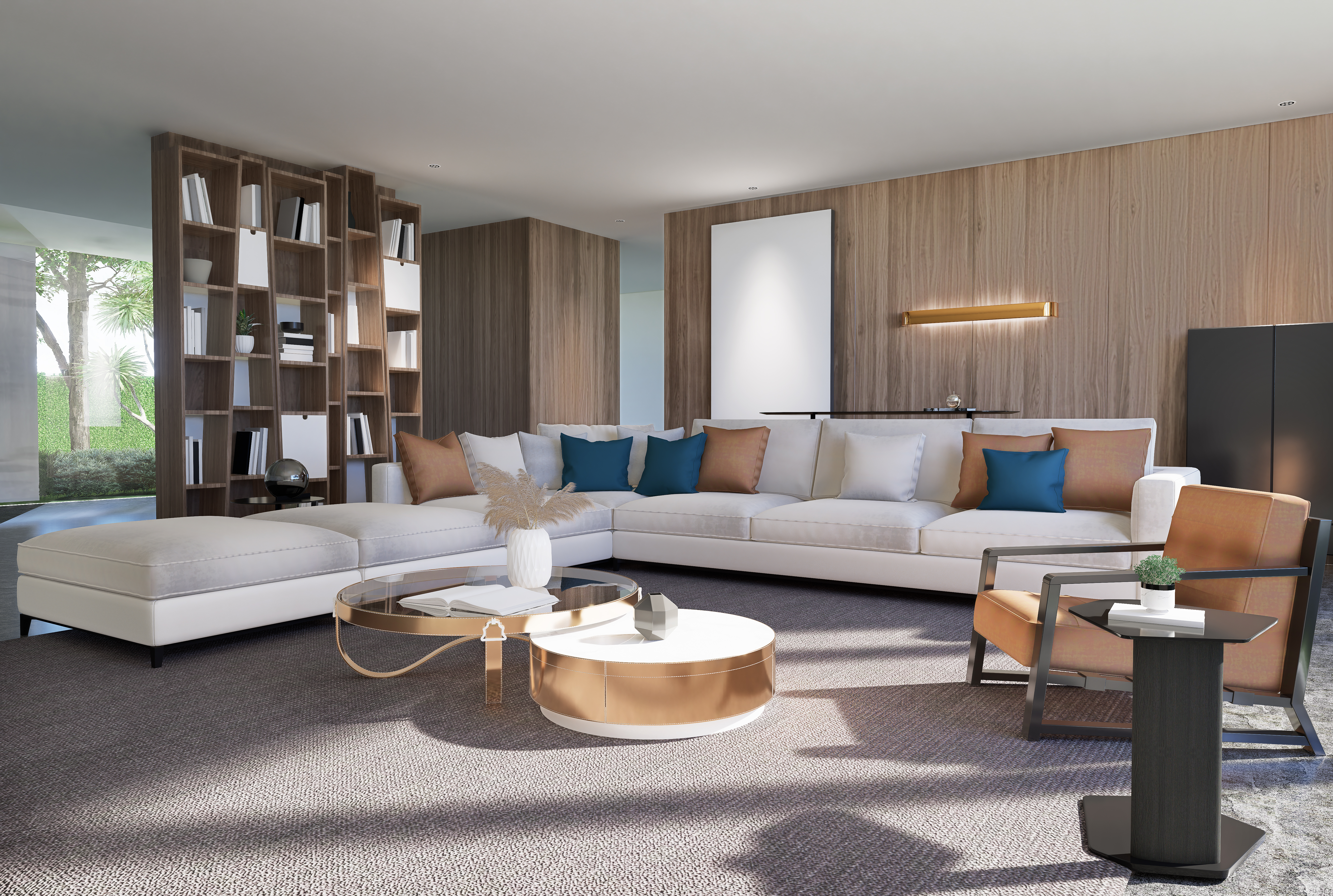 The modern luxury interior of the living room is b 1d9c0c0a8583d4932248
