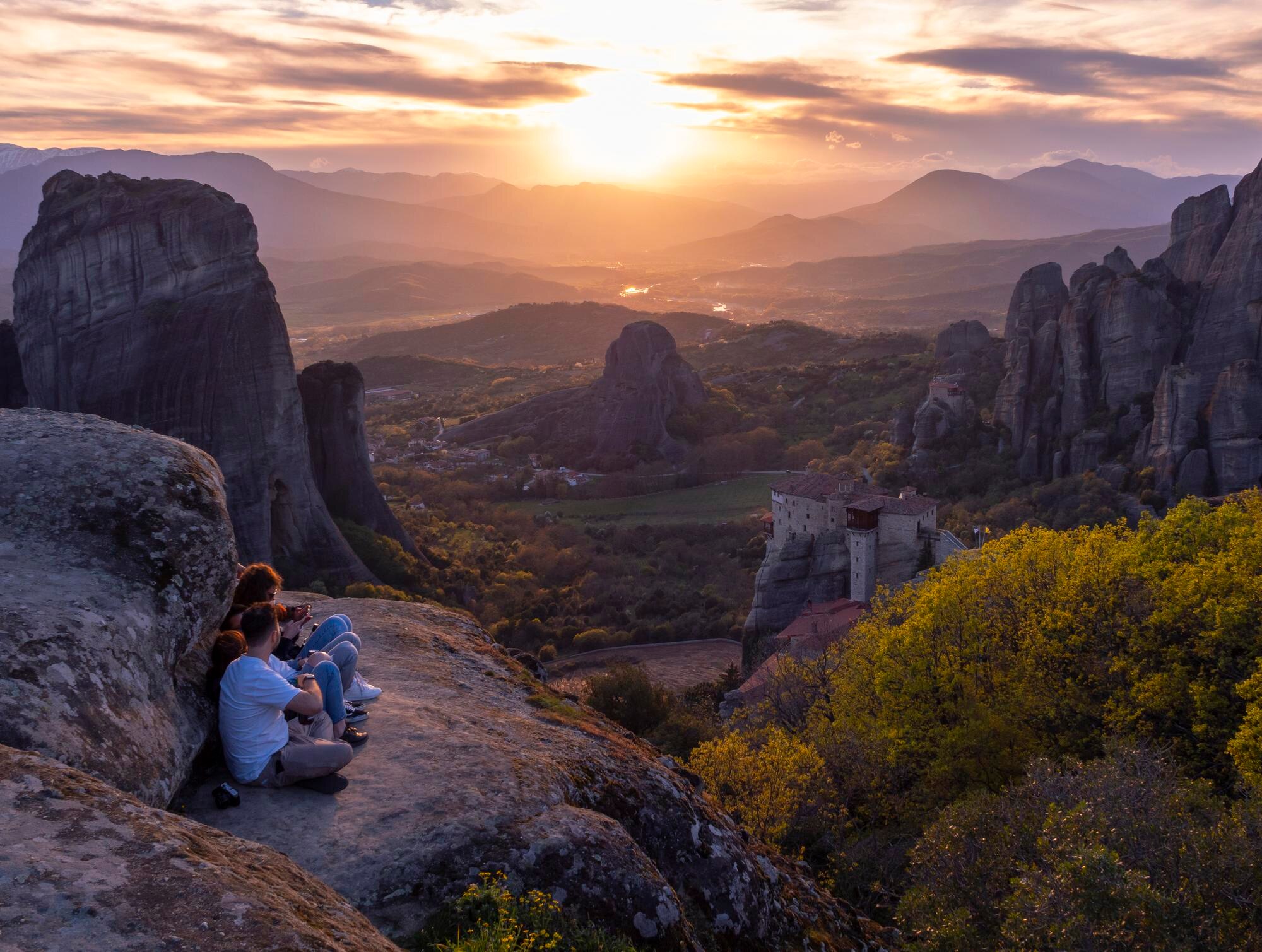 tourists and view of the meteora mountains and the 5b2d04decff7c736cca1 BTOURS