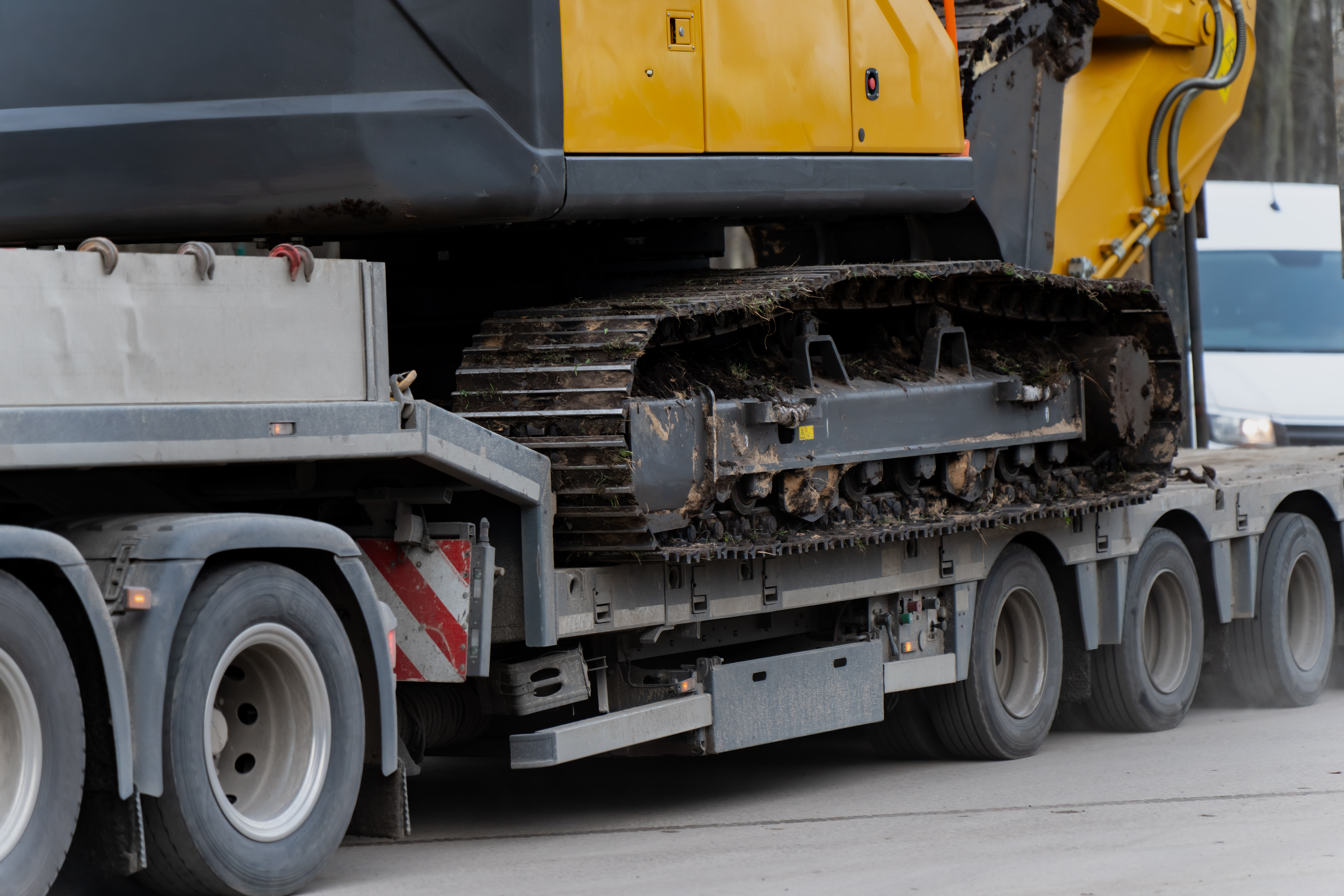 tracked excavator crawler system positioned on mul b933a2ed830e8b49c6ba