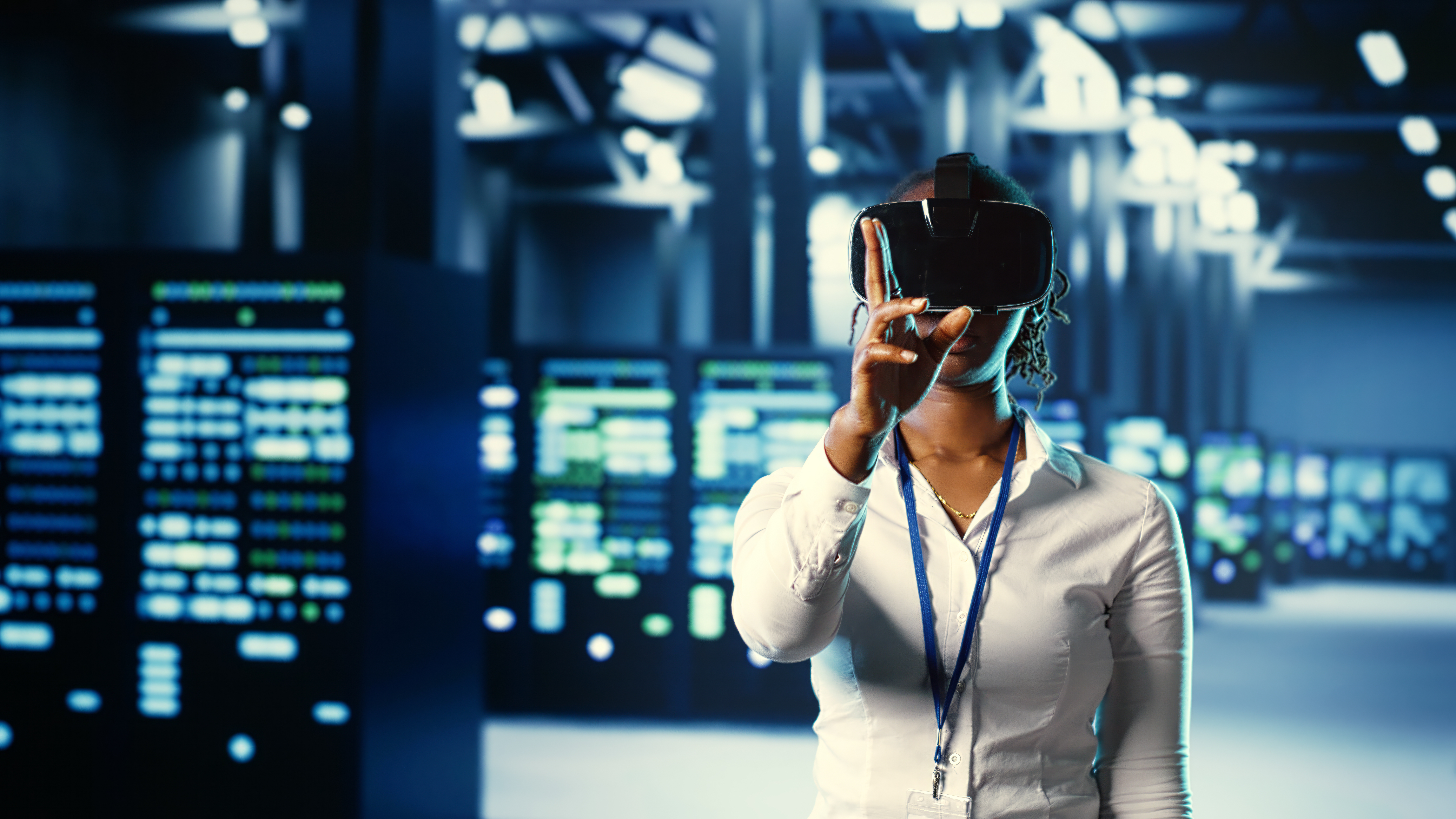 trained admin using vr in data center 0bc7476e60602937eb9b