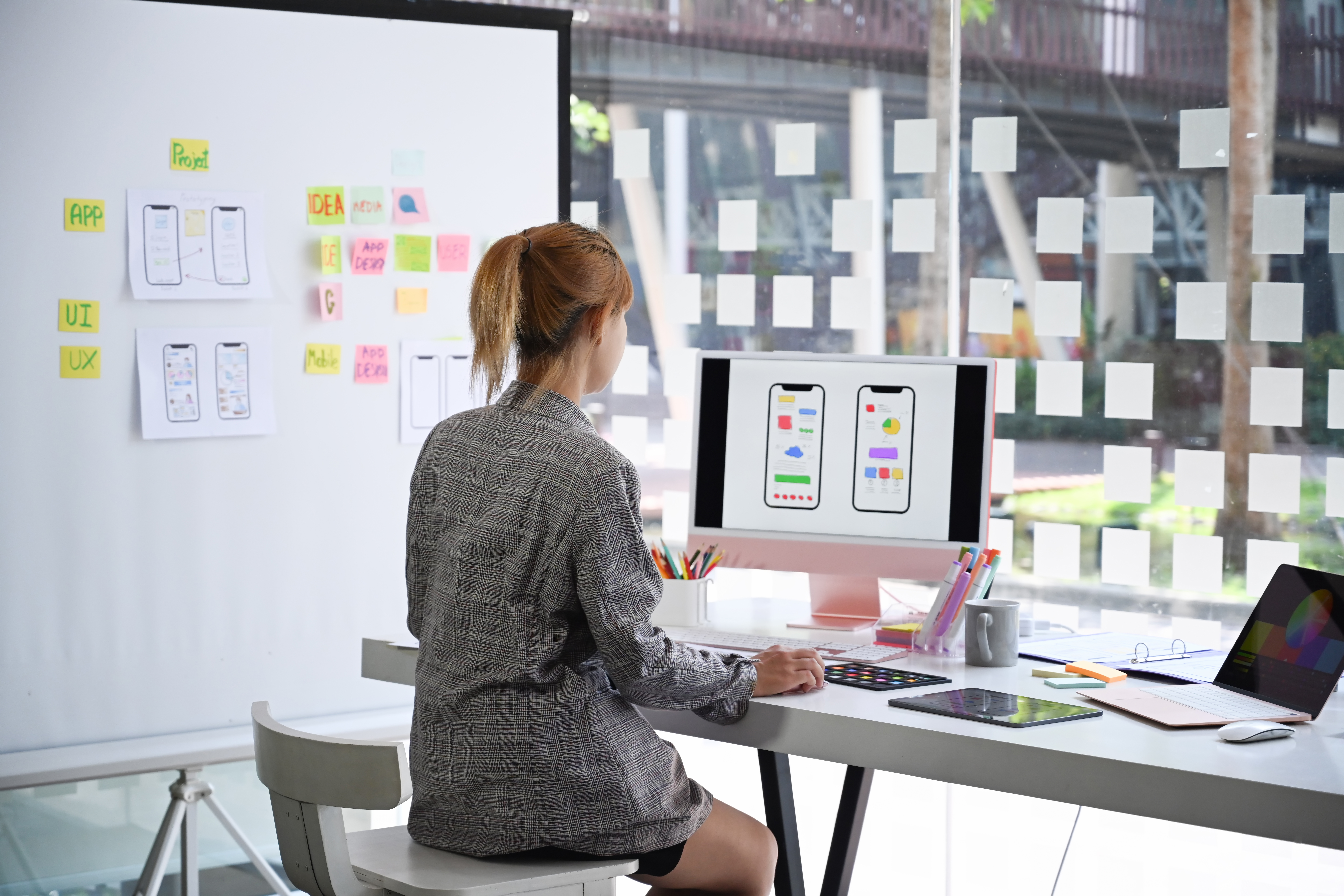 Mastering UX and UI: Elevate the User Journey with Defyn Digital 16 ux designer planning phone app development templat 160df746423073e414c0