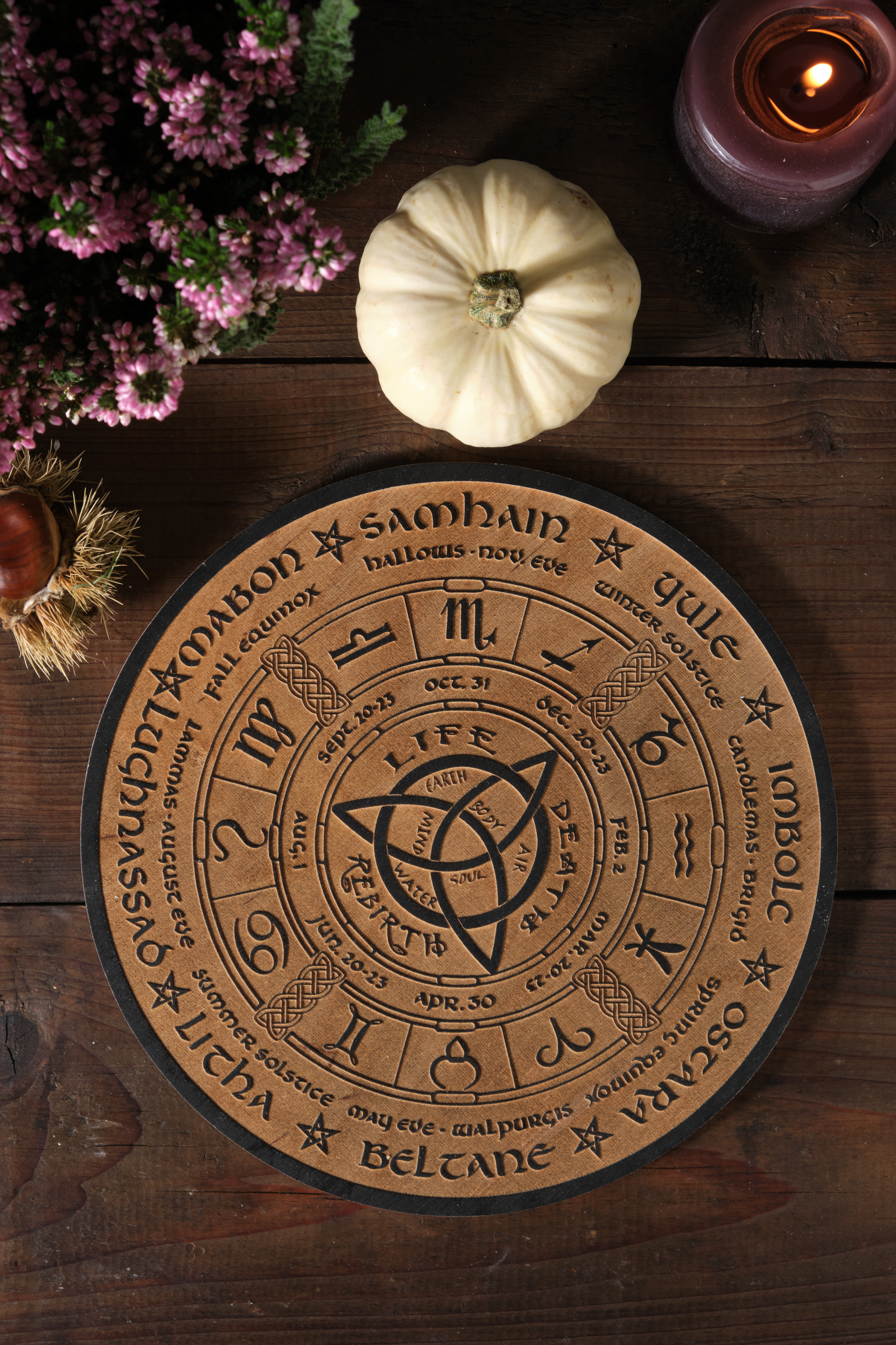 wheel of the year autumn still life with pumpkin 4750615e408848f0bbfb