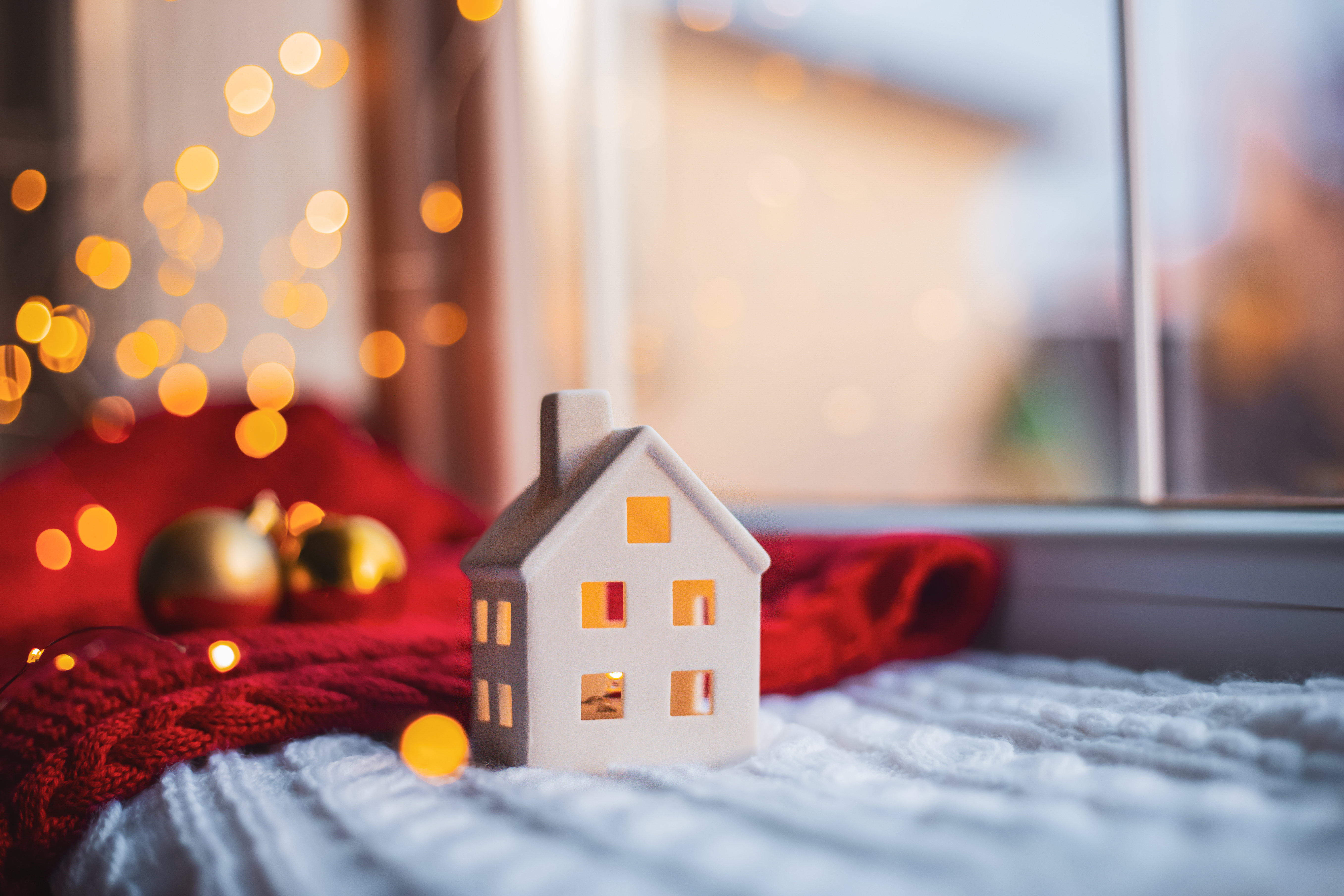 Happy Holidays from Defyn Digital: Celebrate a Joyful Season and a Prosperous New Year! 19 white decorative led house glowing with warm light d40ac634ba248cb32b4c