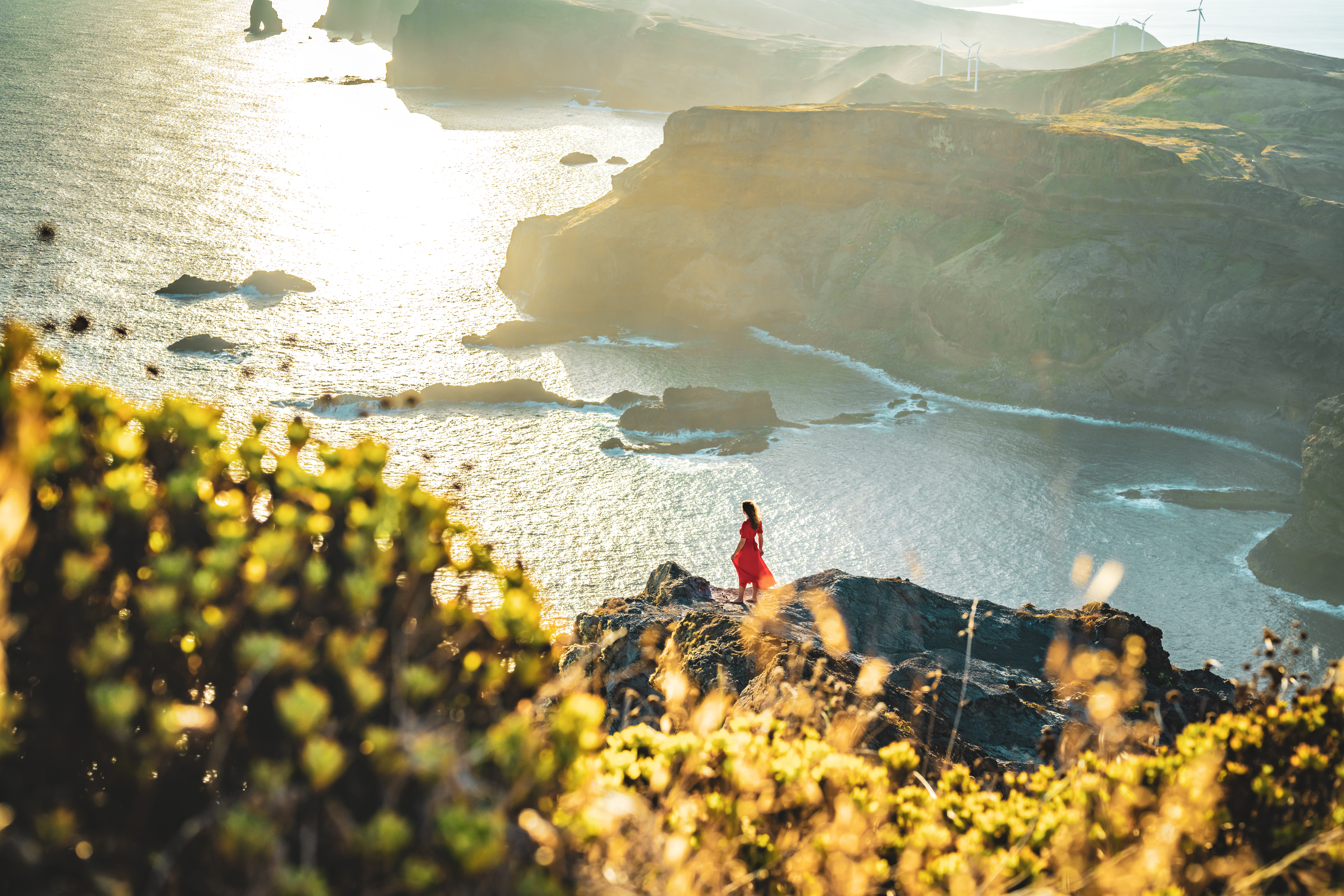 woman in red dress enjoys panoramic view from stee 0aec4879245427e79ad4 BTOURS