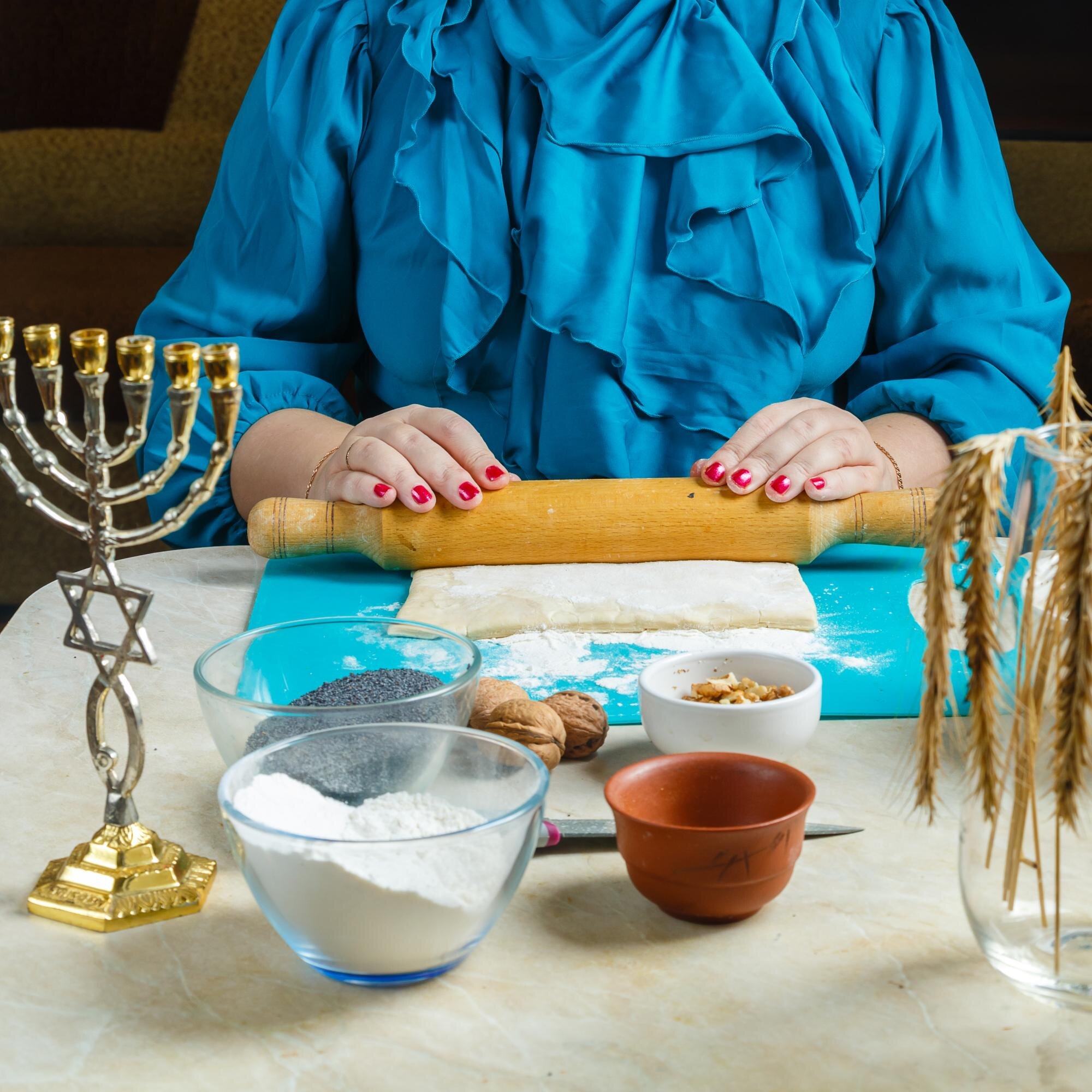 women s hands roll out dough gomentash biscuits wi ac43a02500a23e7f97f2