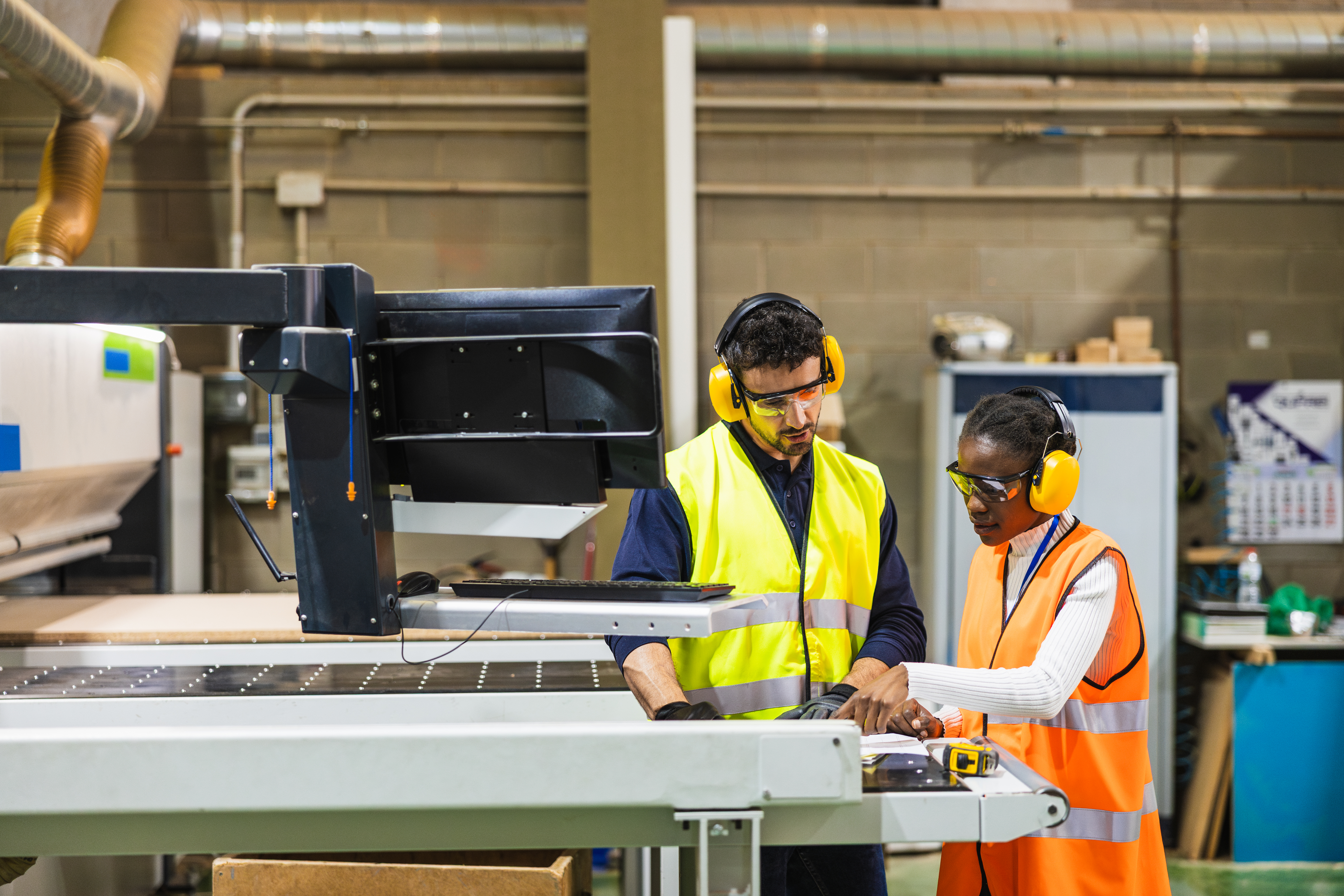 Made Here Matters: How Local Plastic Manufacturing Drives Sustainability and Innovation in Australia 1 woodworkers operating cnc machine at modern factor 42ca02c7c34f53fbe371