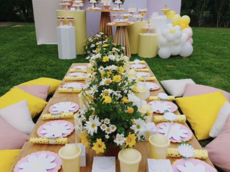 Panel pastel con guirnalda orgánica de globos premium