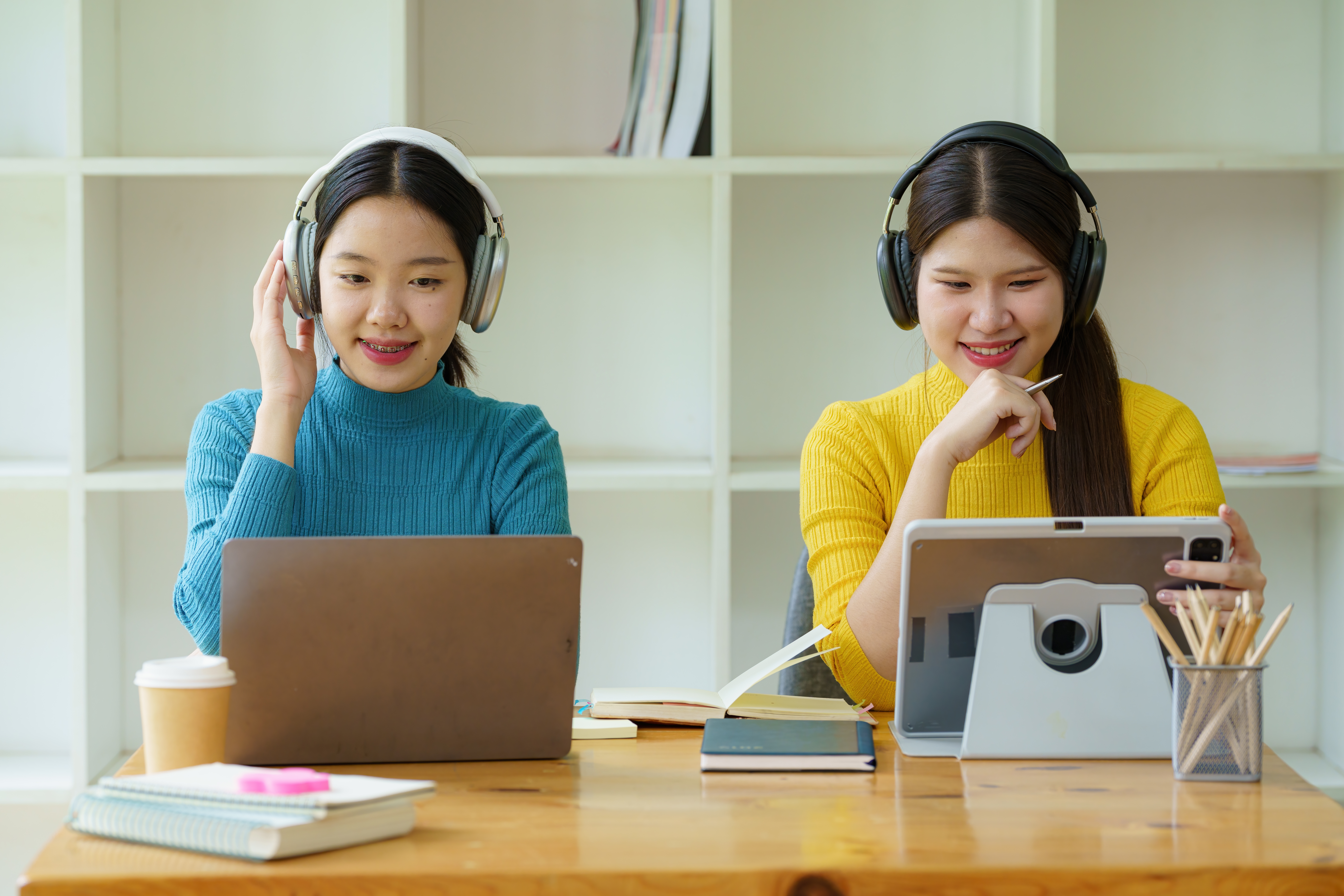 Young Adult Happy Smiling Hispanic Two Asian Stude Cb8056f2b4ef978b1f22