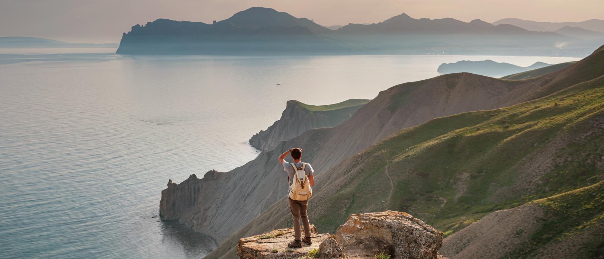 young man travels alone on the backdrop of the mou c191341afab94e8a30fd BTOURS