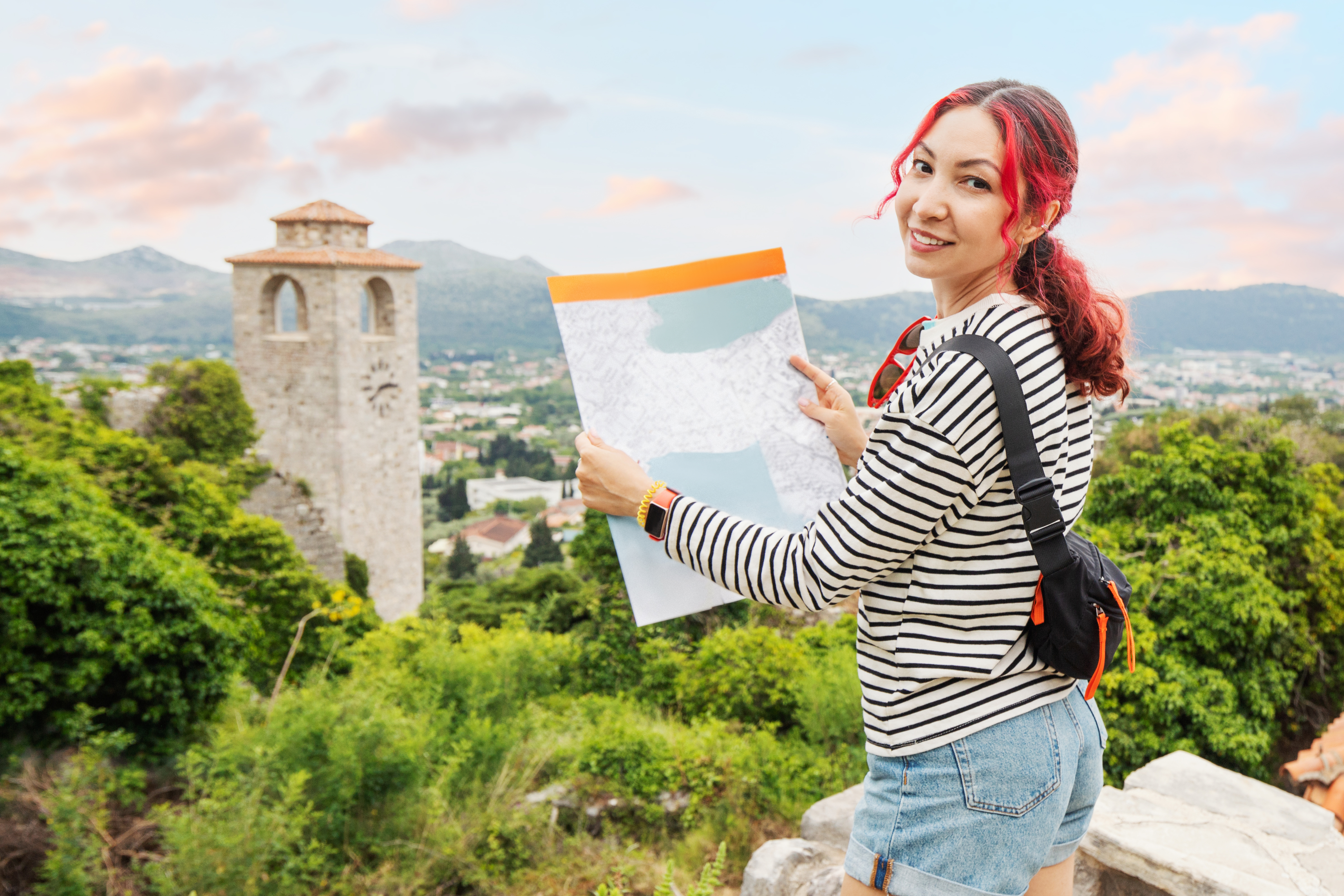 young woman tourist exploring stari bar fortress i 3aa6769d8bc6d81b75b7 BTOURS