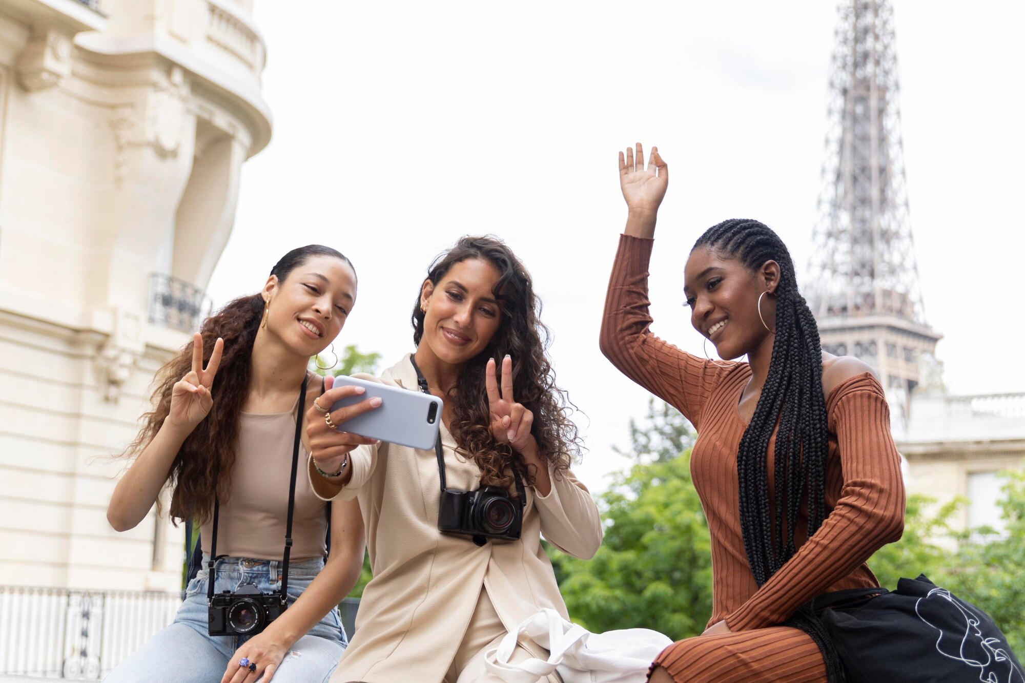 Empowering Women Through Travel: Build Your Legacy of Freedom and Adventure 3 young women traveling and having fun together in p 0acad5b72a822540e599