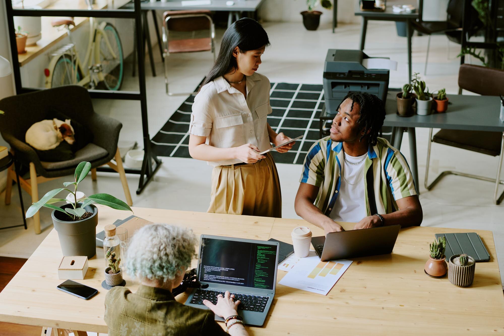 zoomers working in it company office 4acdc2d0e523b8c69baf